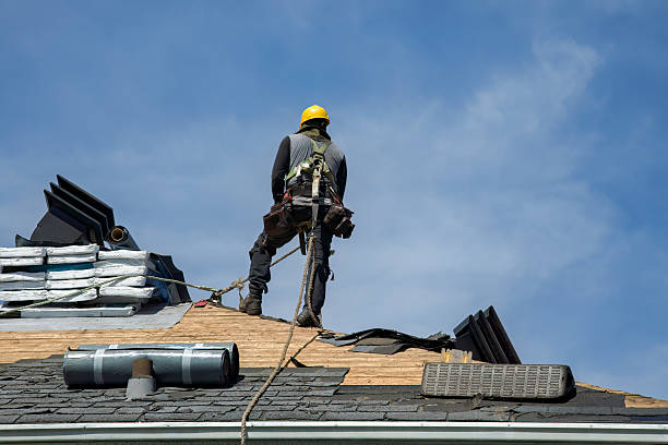 Professional Roof Replacement technician working in Somerset, VA